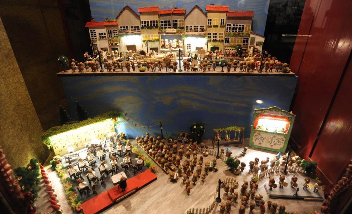 Miniaturas de la Feira do Cocido.   
|  Bernabé/Javier Lalín