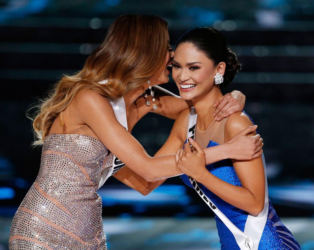 Las dos finalistas de Miss Universo 2015