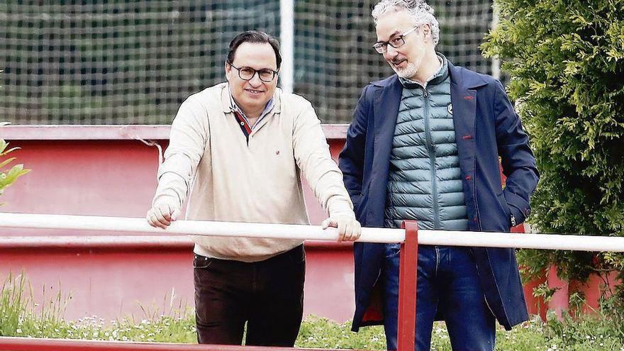 Javier Fernández y Miguel Torrecilla, en Mareo.