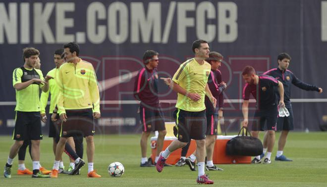 El Barça prepara el partido contra el PSG casi al completo