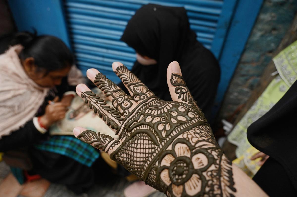 Los musulmanes celebran el fin del Ramadán. Fiesta del Eid al-Fitr en Srinagar, India.