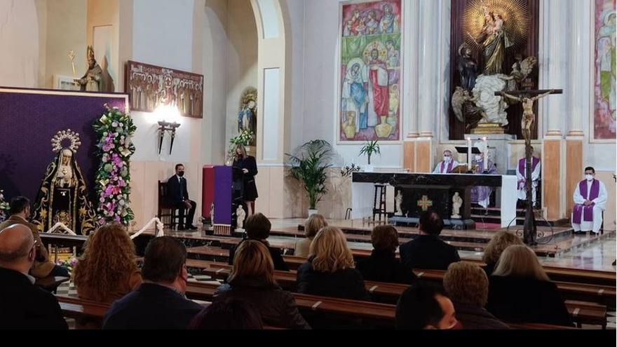 Misa de los Granaderos de la Virgen, en El Cabanyal, con aforo reducido