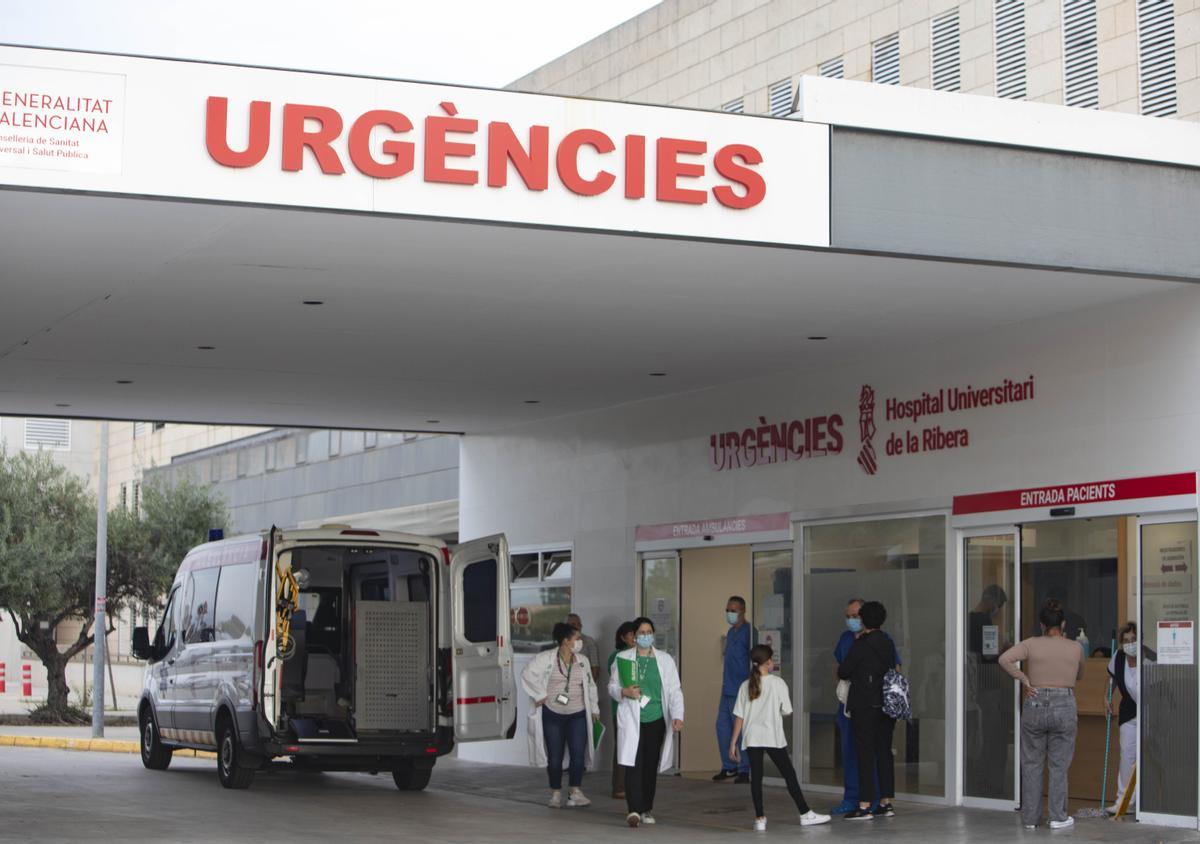 Alzira, Urgencias del hospital de la Ribera.