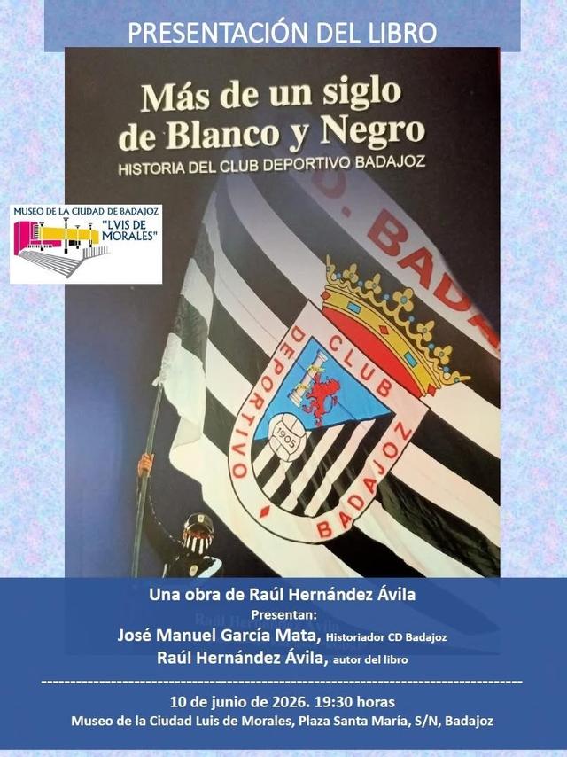 El cartel de la presentación del libro.