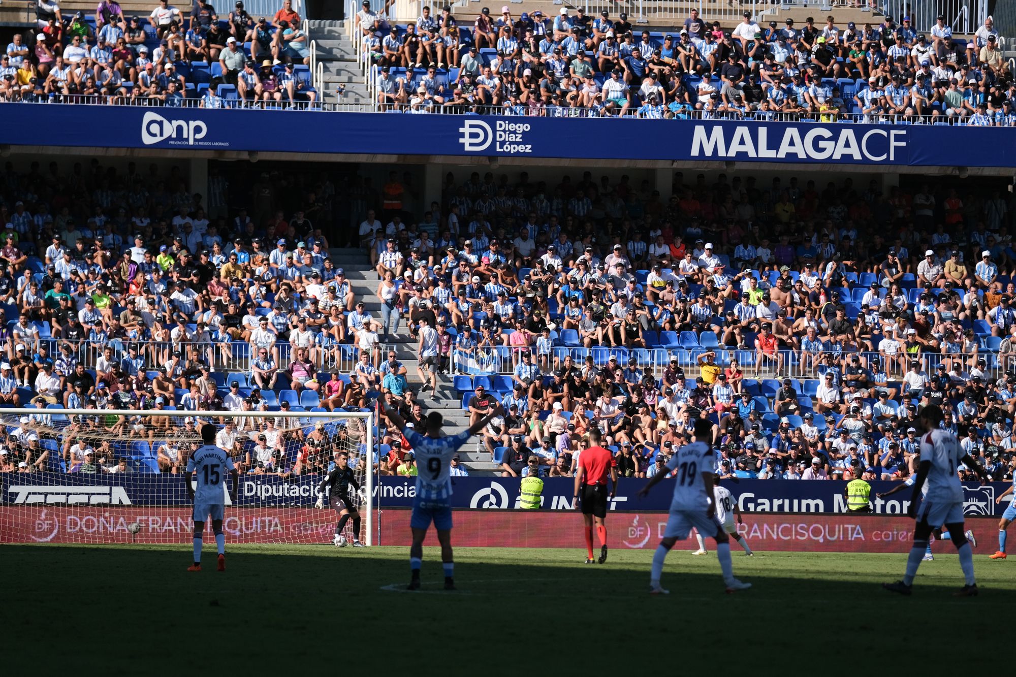 El Málaga CF - Albacete Balompié, en imágenes