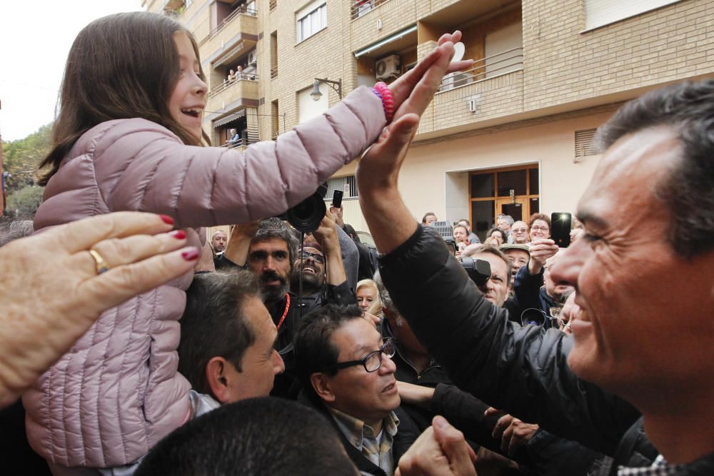 Pedro Sánchez reaparece en un acto en Xirivella