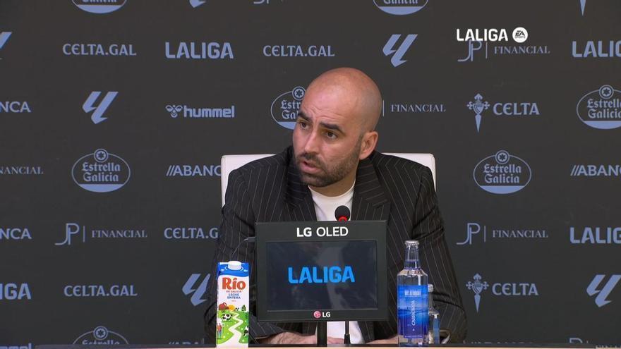 Claudio Giráldez: «Era clave, un punto de inflexión y el equipo se ha dejado la vida»