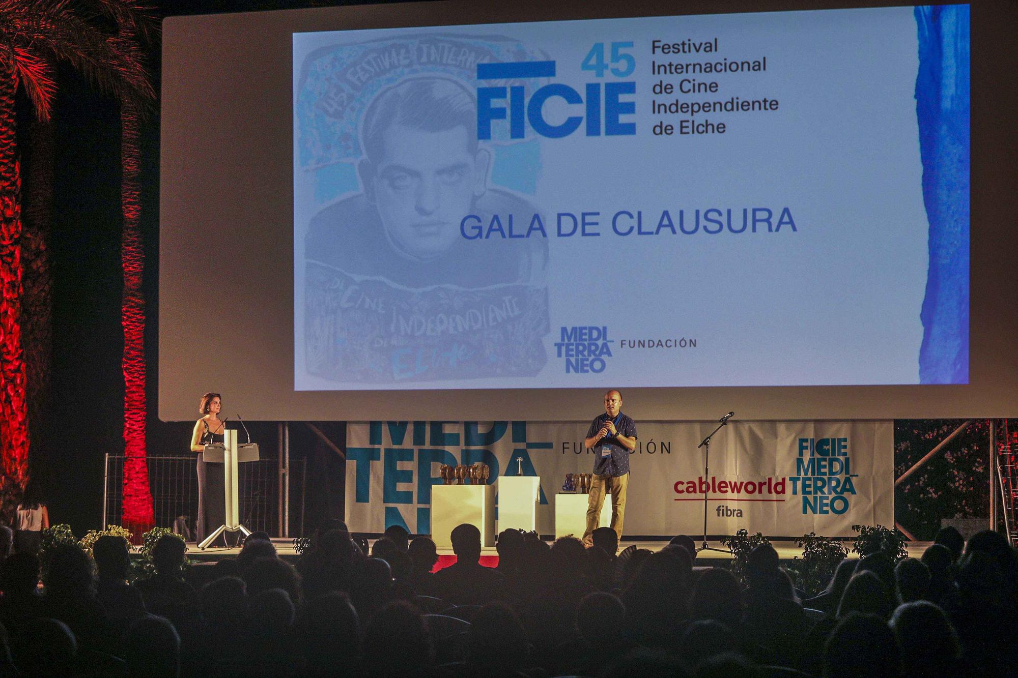 Clausura del Festival de cine internacional de Elche.