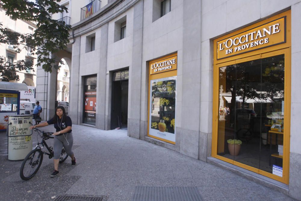 Tancament de comerços a Girona
