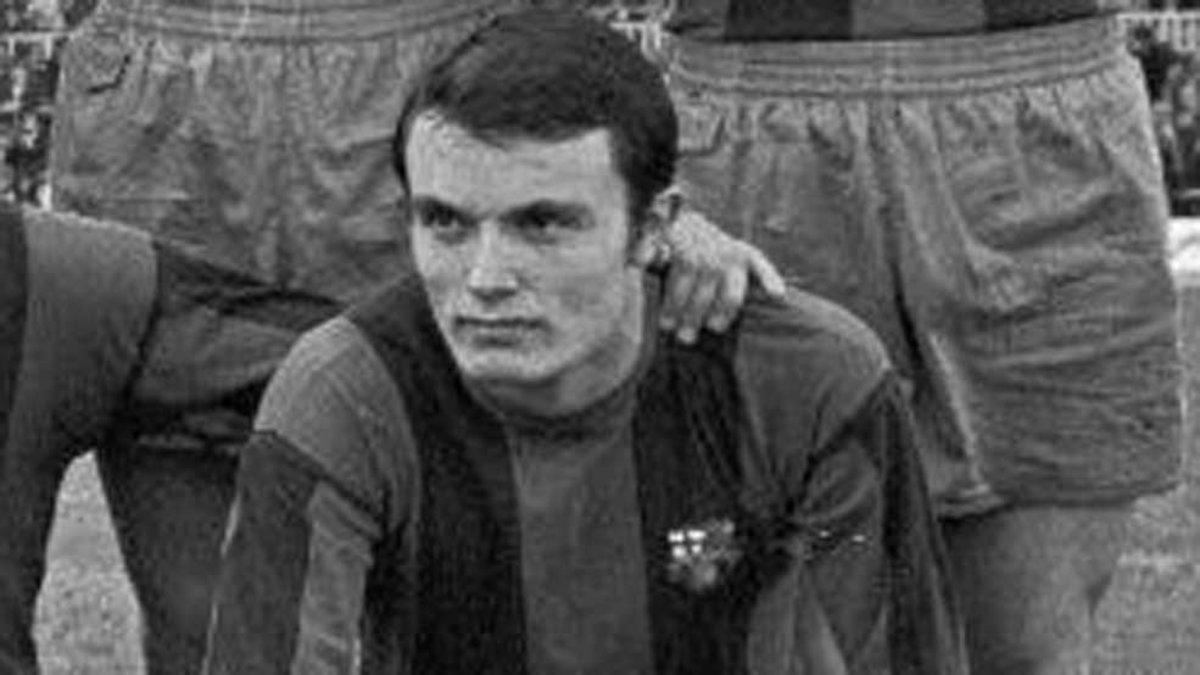 Francisco Nieto defendió la camiseta del primer FC Barcelona la temporada 1968-69
