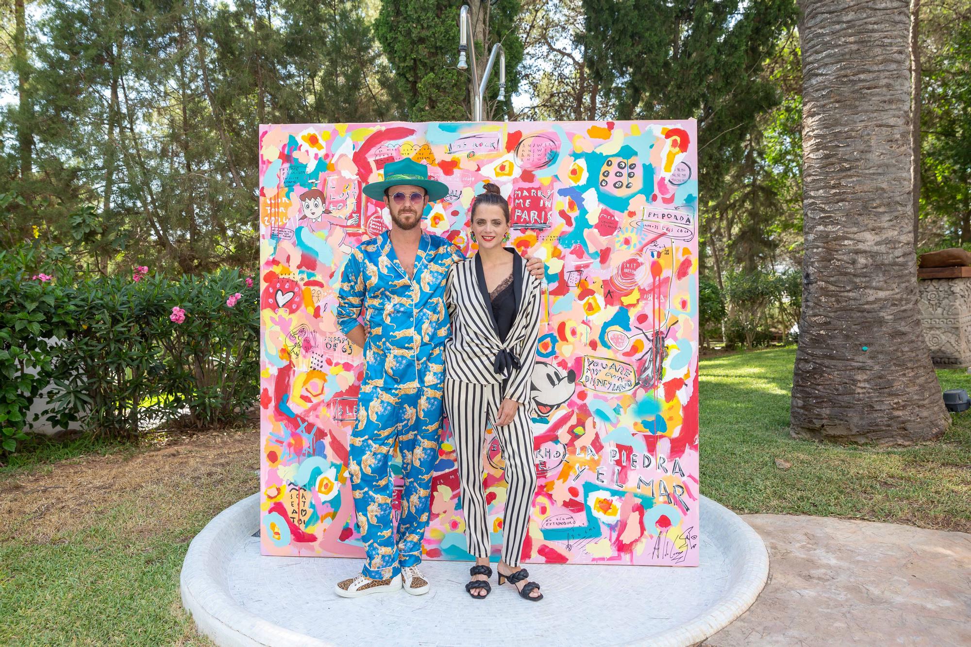 La actriz Macarena Gómez y su marido el pintor Aldo Comas, una pareja con mucho arte