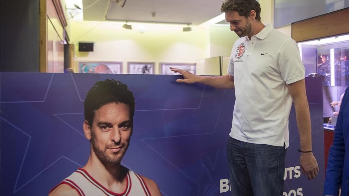 Pau Gasol, en la presentación de su Academia en el Museo Colet