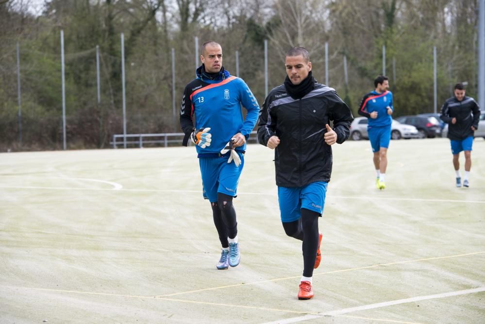 Entrenamiento del Real Oviedo