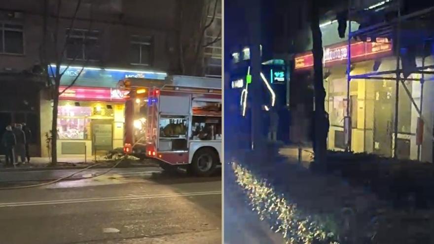 VIDEO | Los bomberos intervienen en una emergencia en el centro de Cáceres