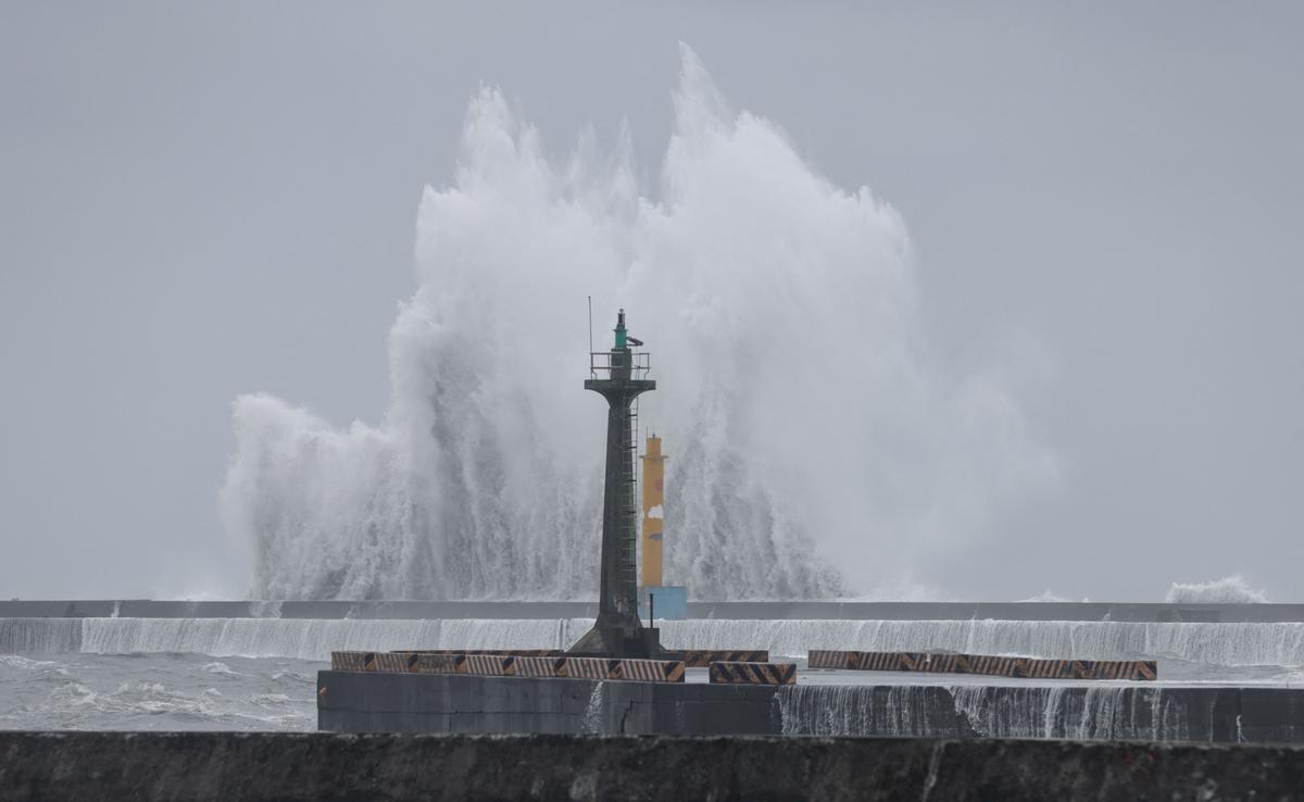 El tifón Haikui se acerca a Taiwán