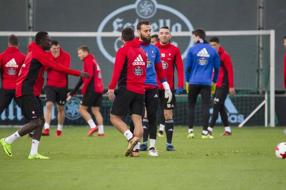 El Celta reanuda los entrenamientos para preparar el encuentro contra el Barcelona en Copa