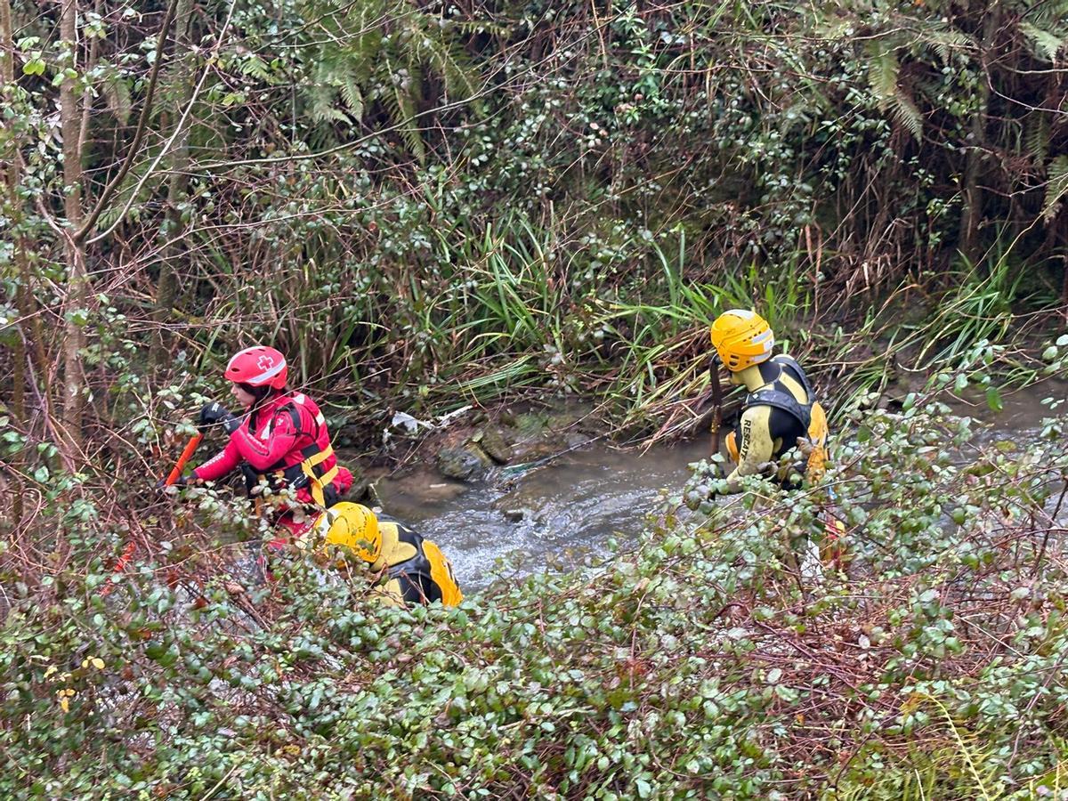 Cuarto día de búsqueda de la mujer que cayó al río en San Martín: así están siendo los complicados trabajos de rastreo