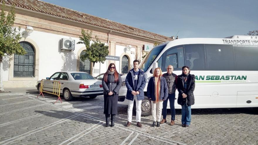 El autobús urbano de Palma del Río inicia su servicio a la estación de tren el lunes 20 de febrero