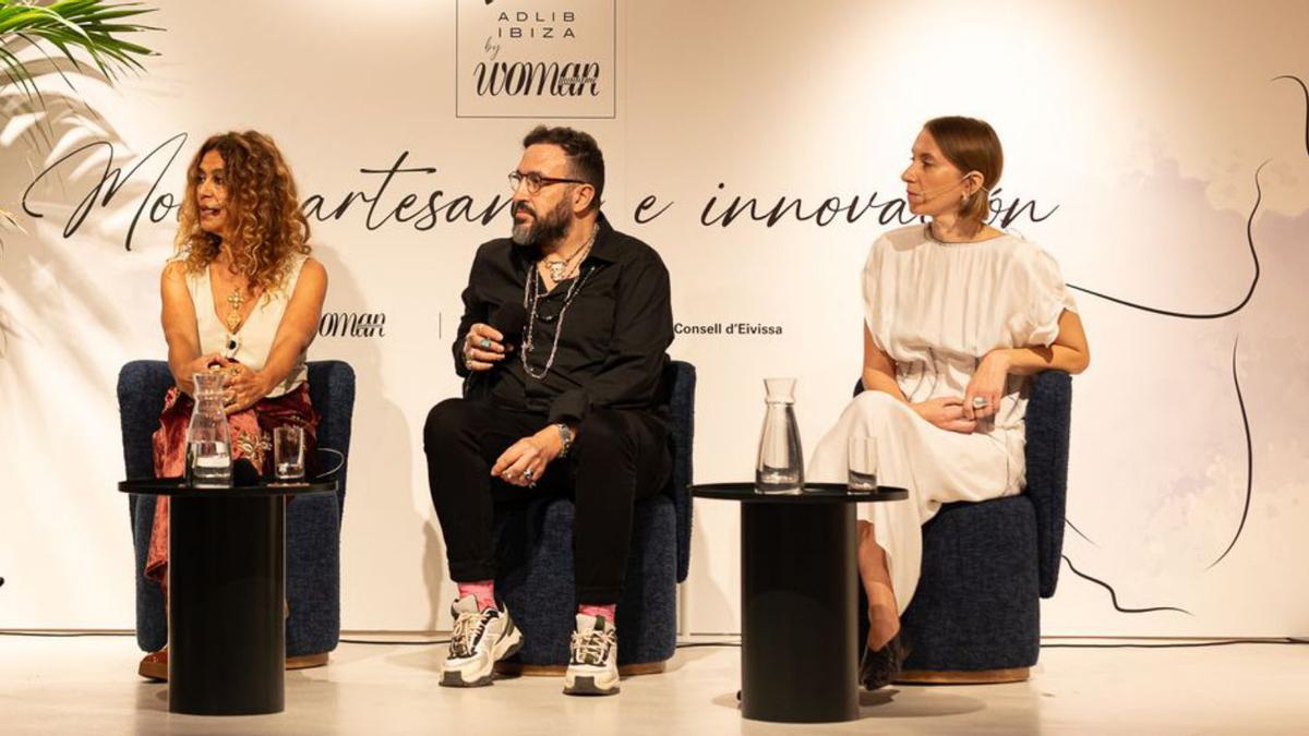 Elisa Pomar, Tony Bonet Y Kati Lanhe, Diseñadora Ucraniana Y Fundadora De Km By Lange 