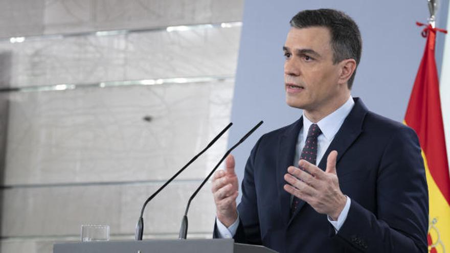 Sánchez descarta poner fechas concretas para la apertura de negocios