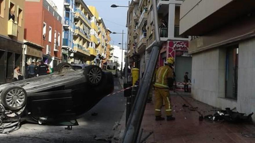 Aparatoso accidente en l&#039;Alfàs