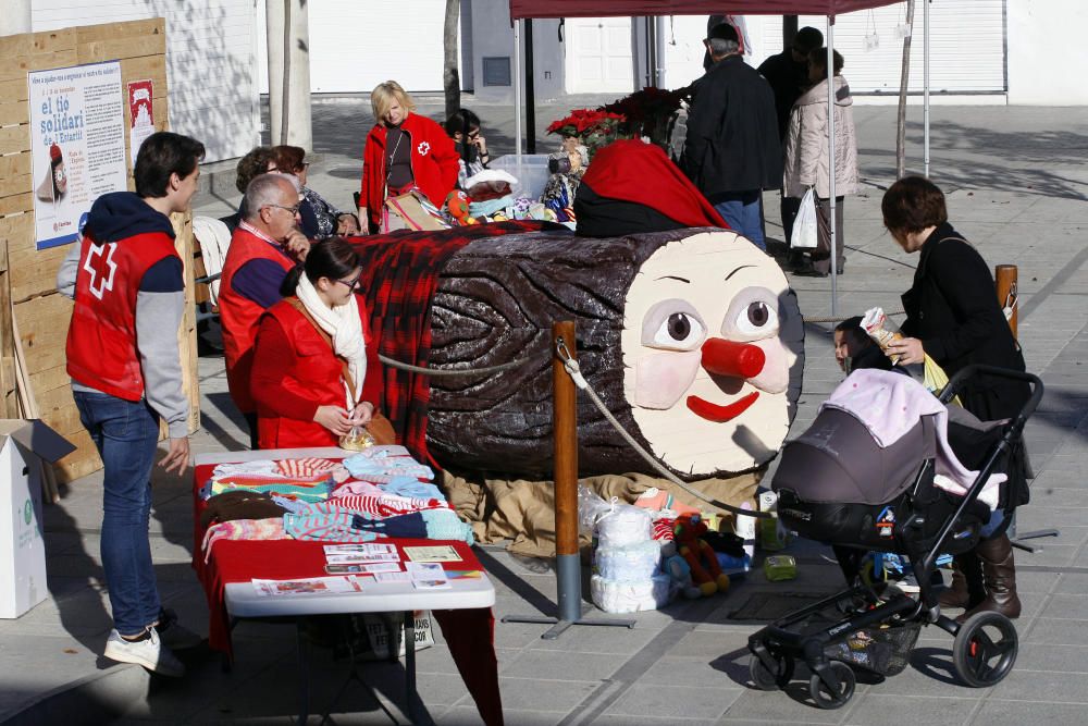 Tió solidari a l'Estartit