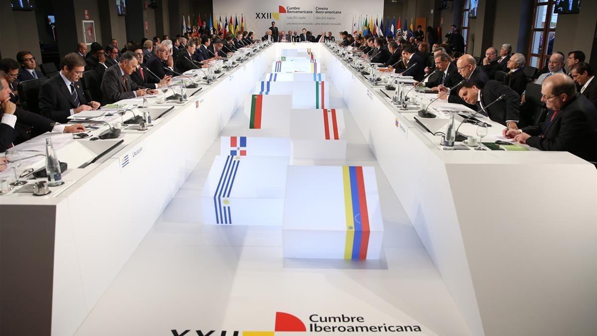 Cumbre iberoamericanda de Cádiz del 2012.