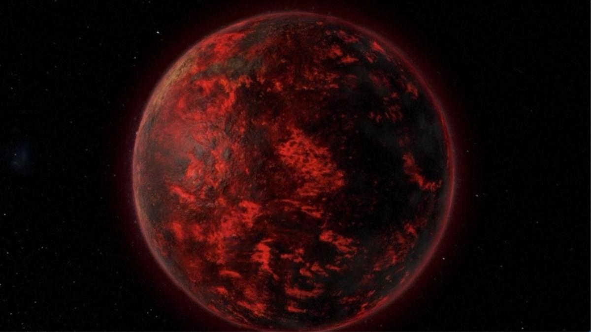 Esta teoría nos permite imaginar a la Luna recién nacida como una gran esfera fundida.