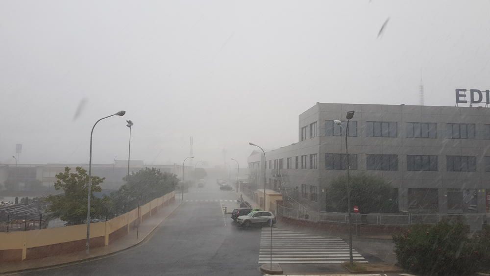 Las mejores imágenes de las lluvias en la Comunitat