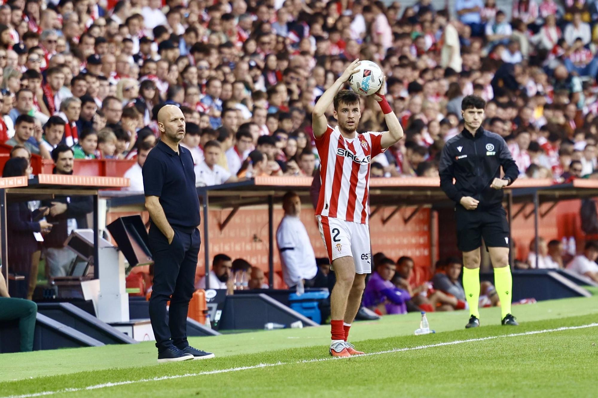 EN IMÁGENES: El partido del Sporting- Racing de Santander en El Molinón