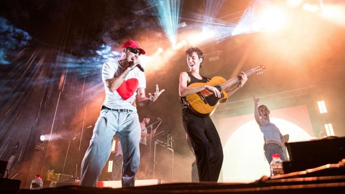 Fiiga Flawas en un concert al Bages