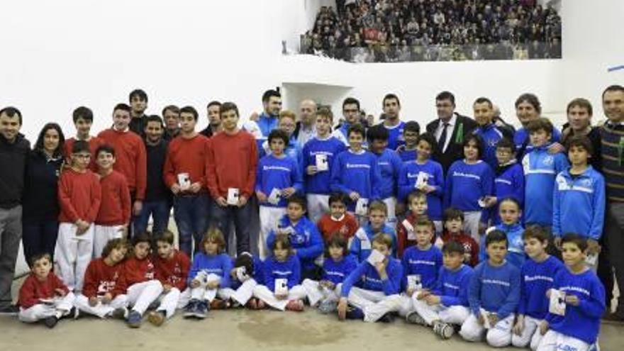 El trinquet de Castelló registró un lleno total.