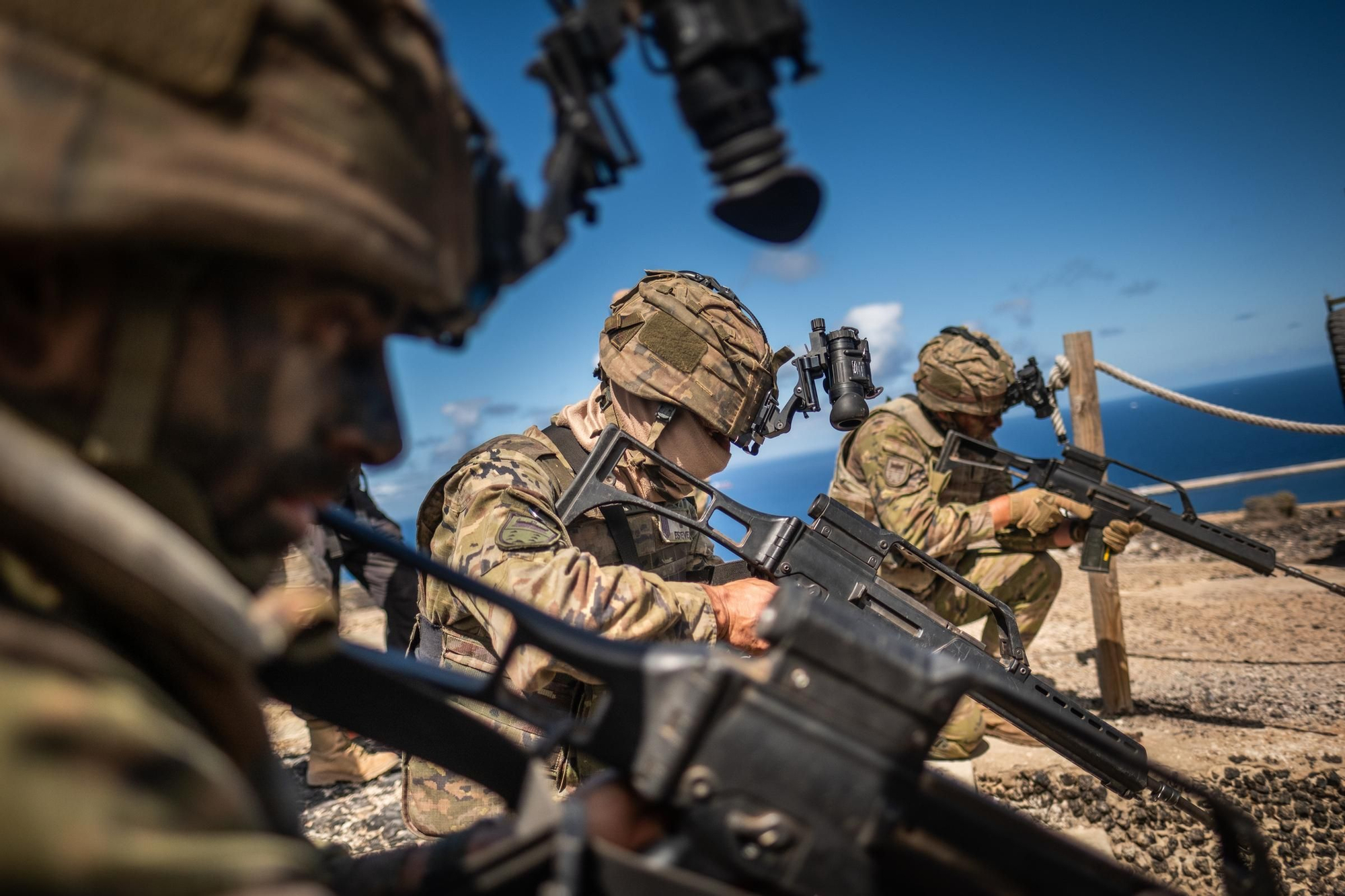 Maniobras militares en Canarias