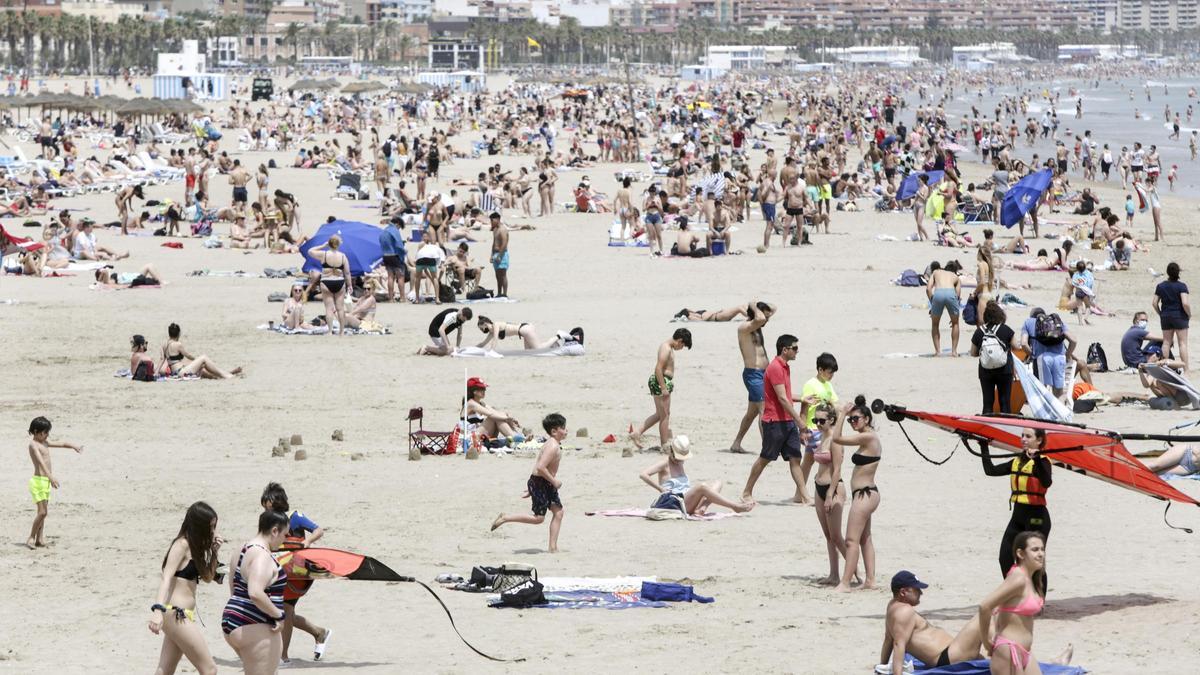 Playas de València en una imagen de archivo