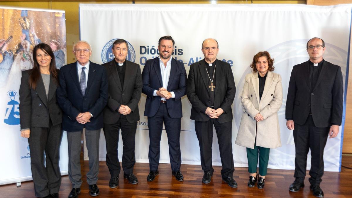 Un momento de la presentación del Congreso Mariológico en Alicante