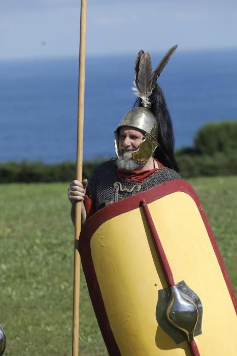 RECREACION DE UN CAMPAMENTO ROMANO.