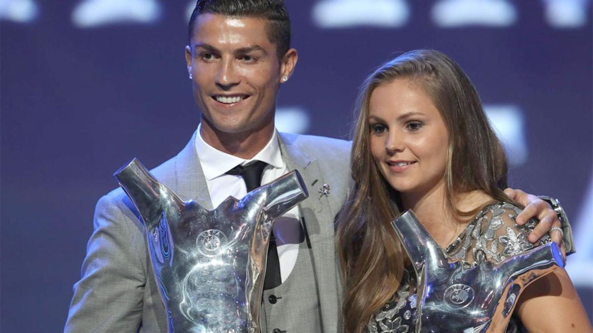Cristiano Ronaldo y Lieke Martens, premiados