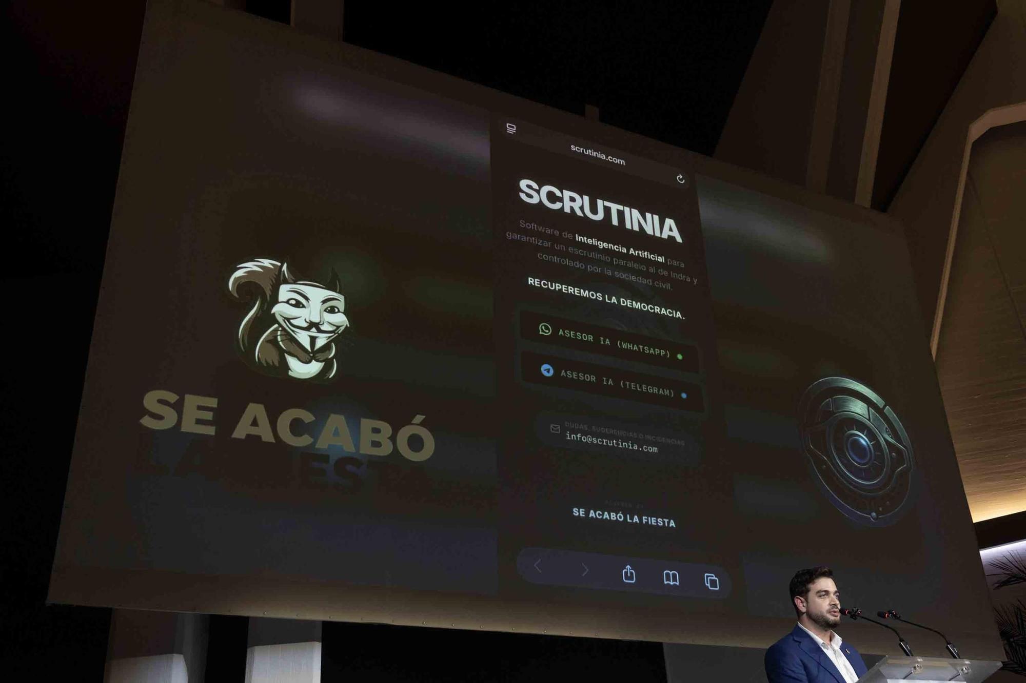 Mitin de Alvise en Alicante