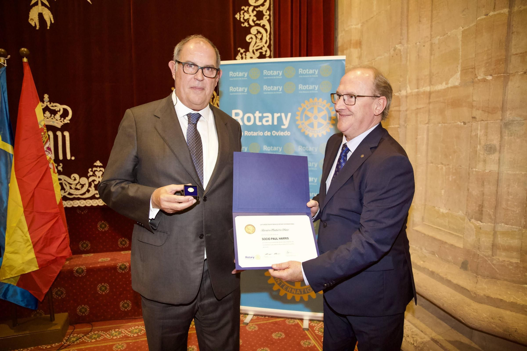 En imágenes: Entrega del premio "Paul Harris" del Rotary Club al empresario Álvaro Platero