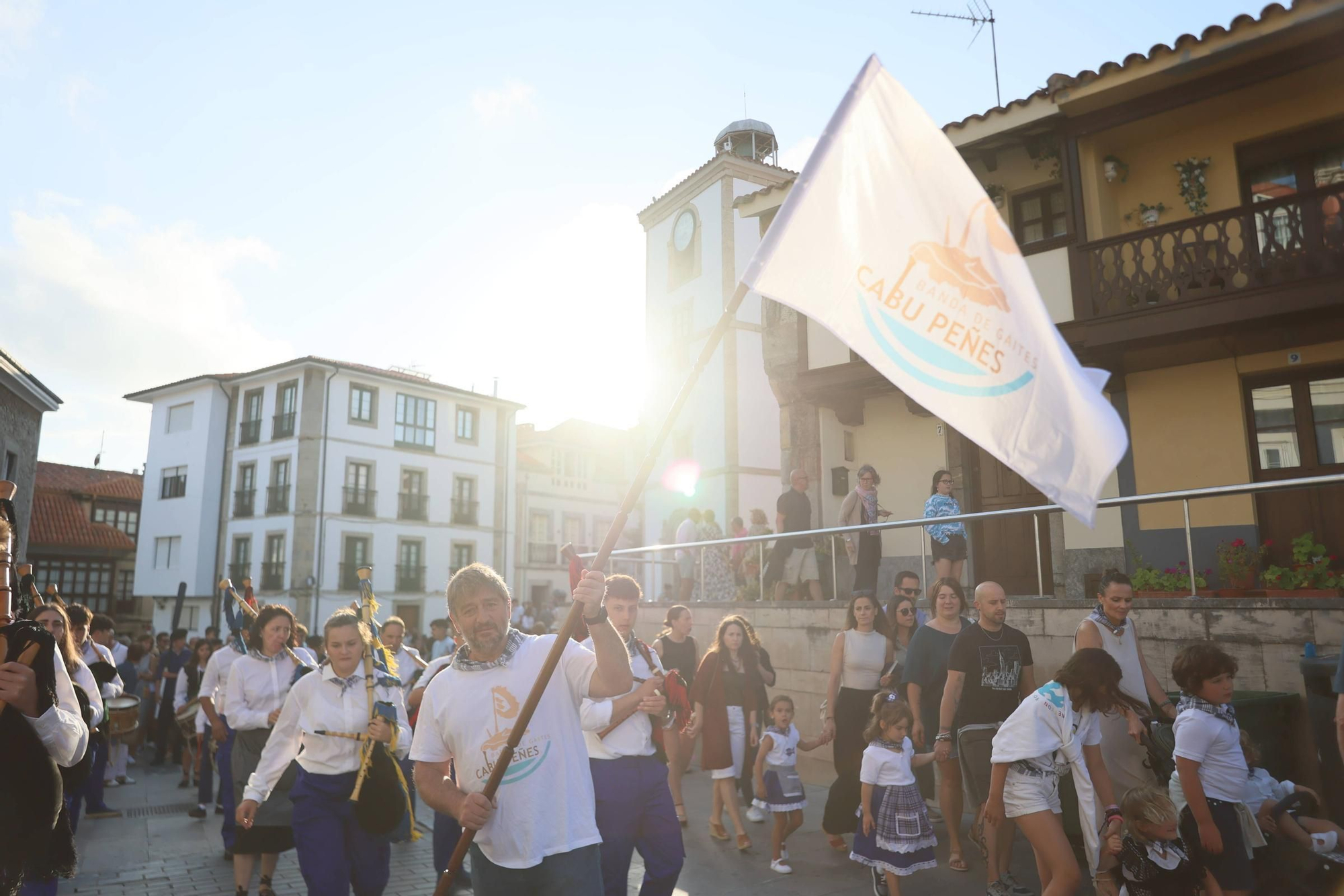 EN IMÁGENES: La procesión de "la llamada de la mar" en el Carmen de Luanco