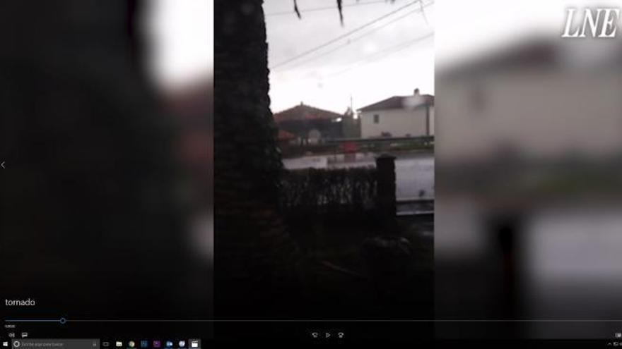 Tornado en Ballota (Cudillero)