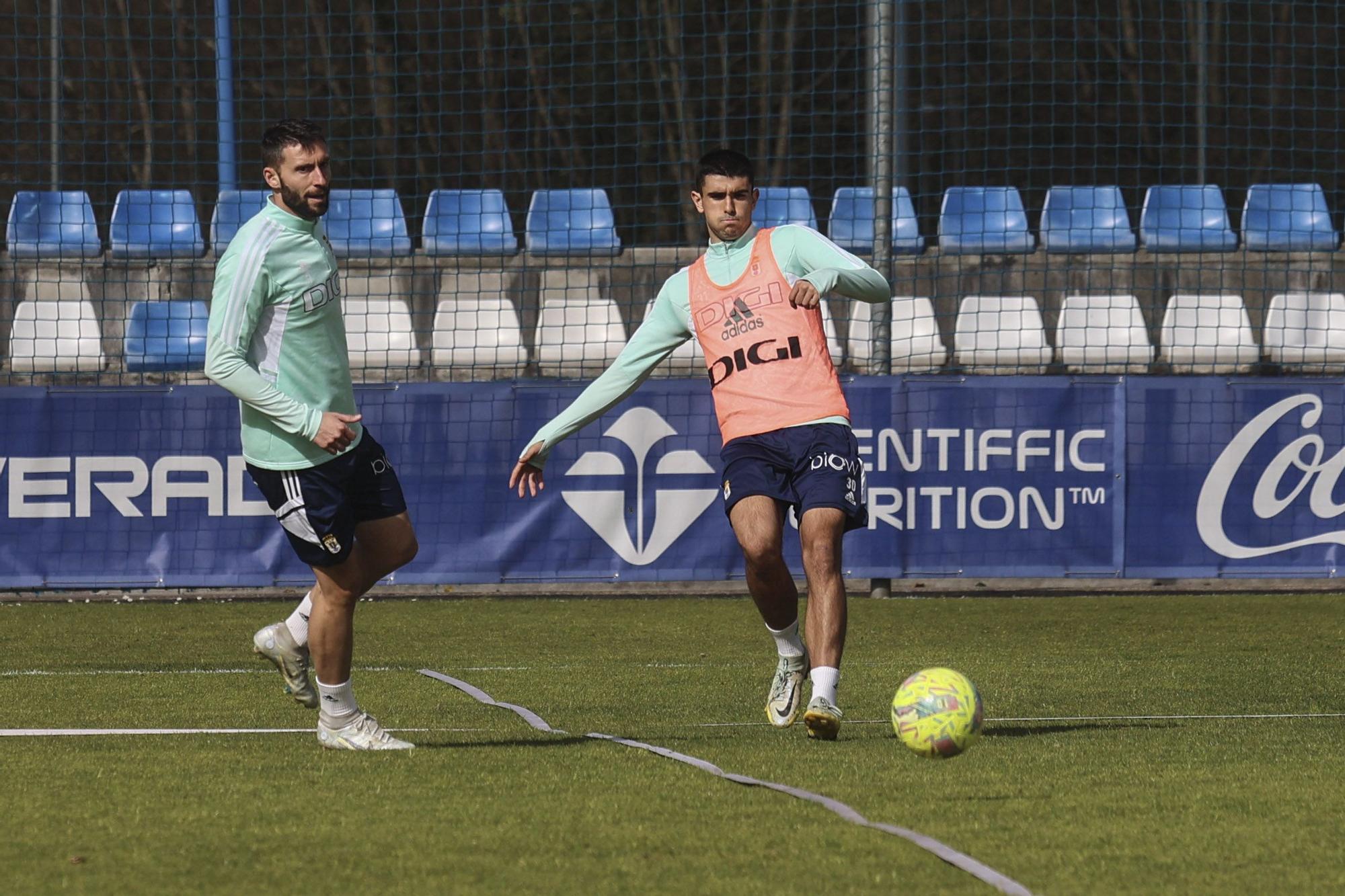 EN IMÁGENES: el entrenamiento del Oviedo