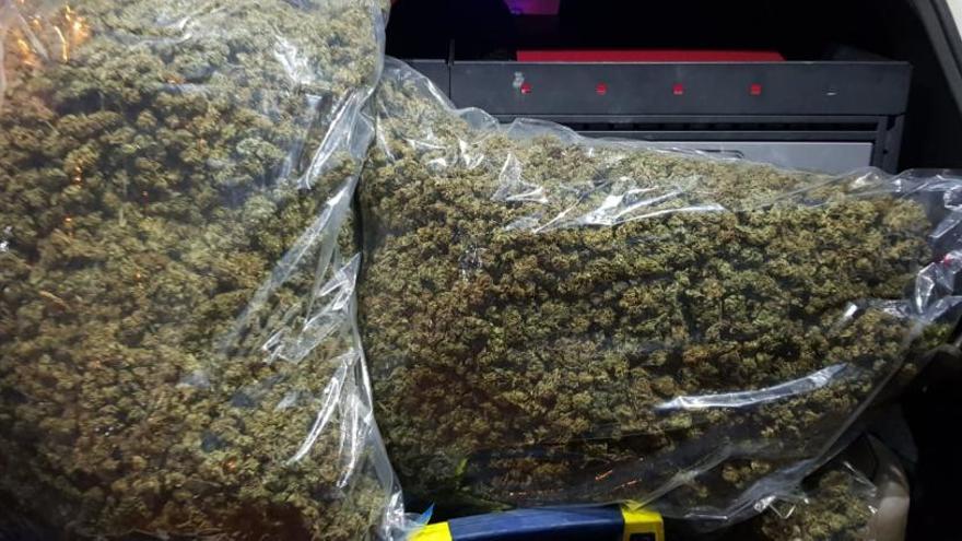 Detenen un home a Palafrugell per vendre més de 7 quilograms de marihuana