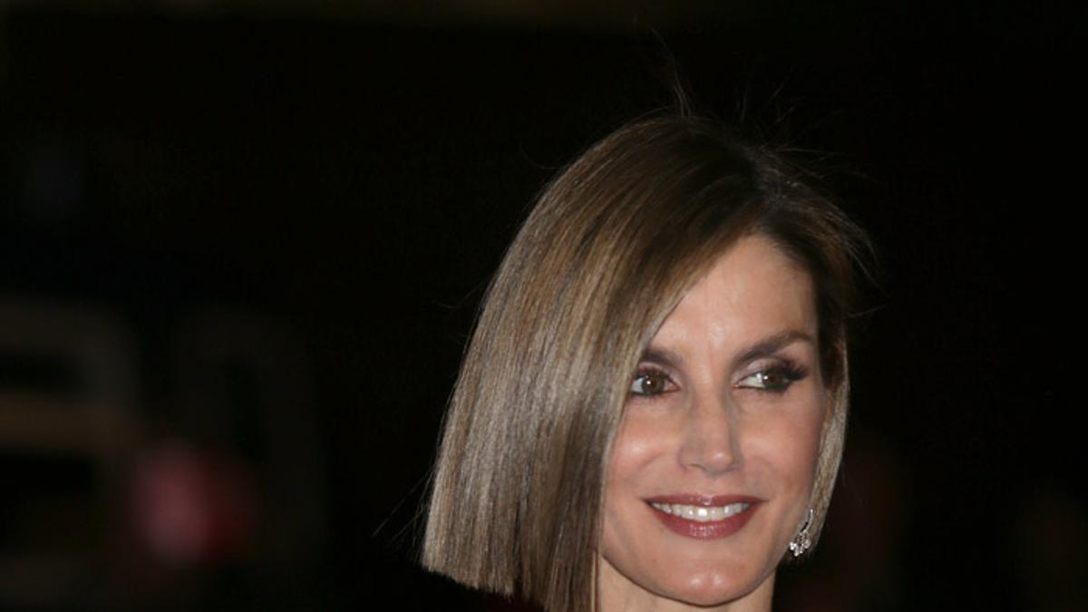 Letizia Ortiz, con corte bob