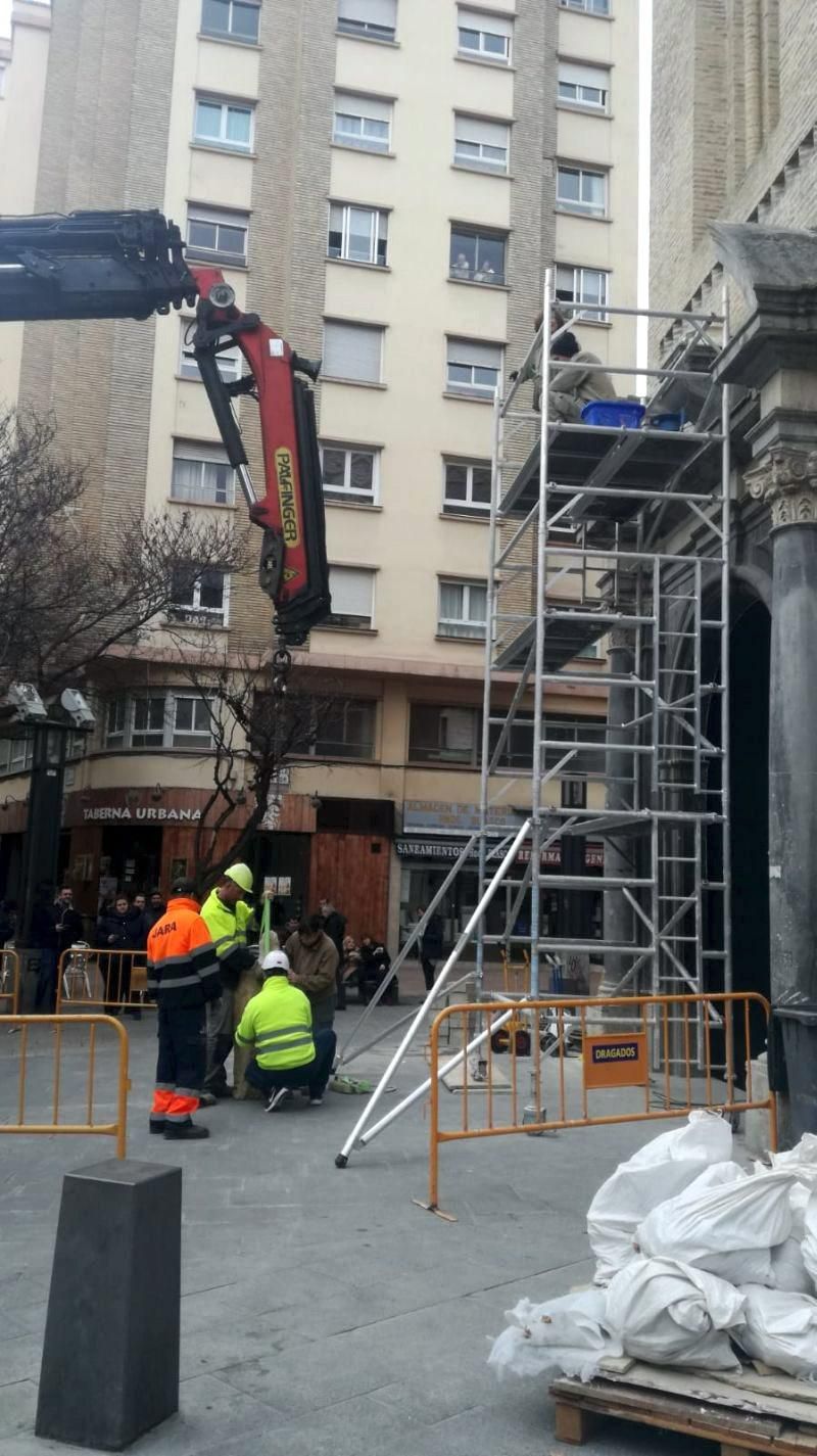 Regreso de la estatua de la Virgen de la Magdalena