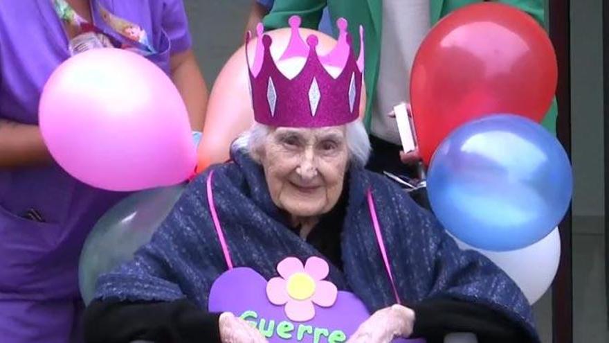 Una mujer de 103 años supera el coronavirus en Cáceres