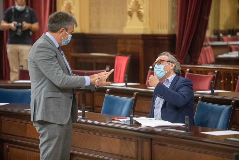 Pleno del Parlament del 1 de septiembre de 2020