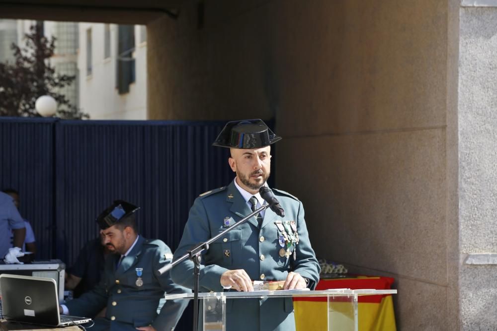 Misa y acto castrense en el cuertel de la Compañía de la Guardia Civil de Torrevieja y la Vega Baja el día de la Virgen del Pilar