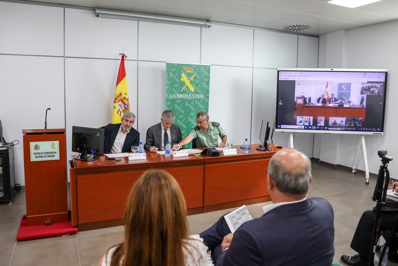 Marlaska preside en Las Palmas de Gran Canari una reunión de coordinación sobre la inmigración