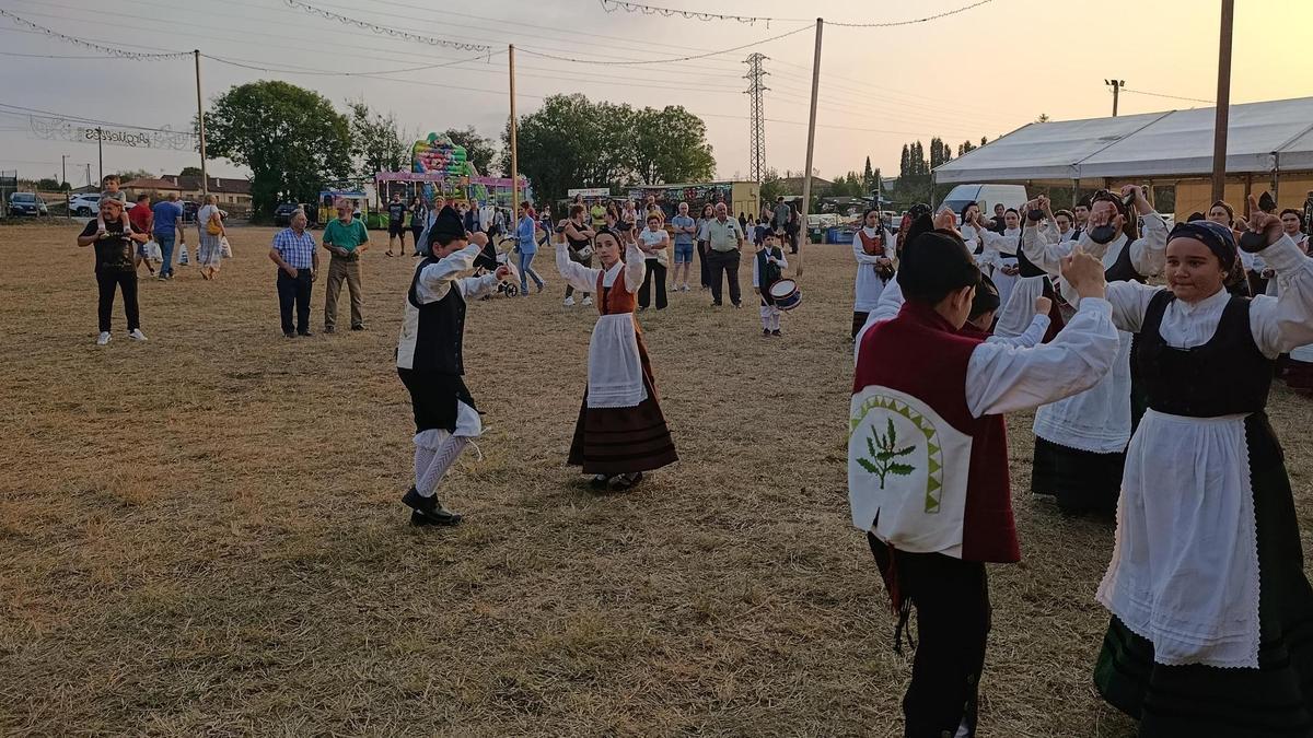 El Piñote, en la celebración de las fiestas de Argüelles.